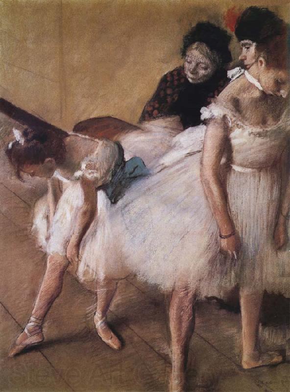 Edgar Degas Dance examination France oil painting art